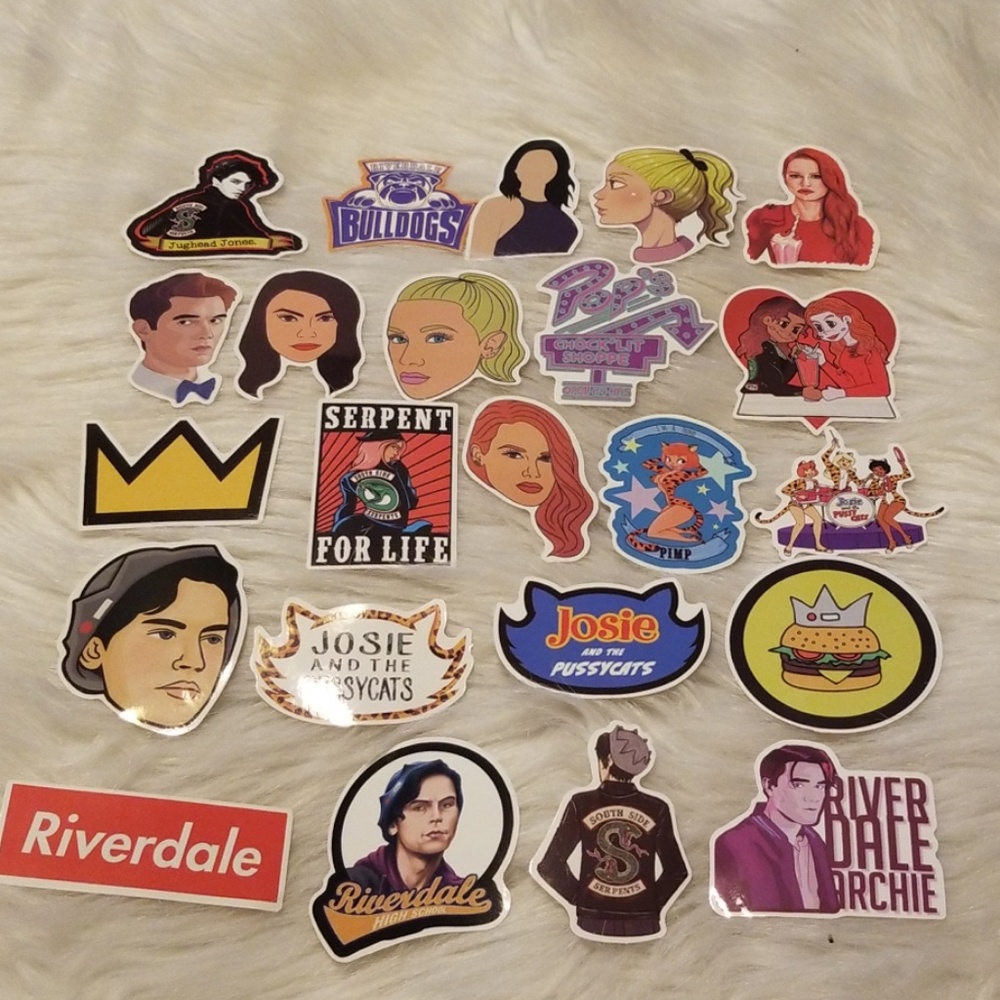 💋 5/$20 💋23pc Riversale sticker set